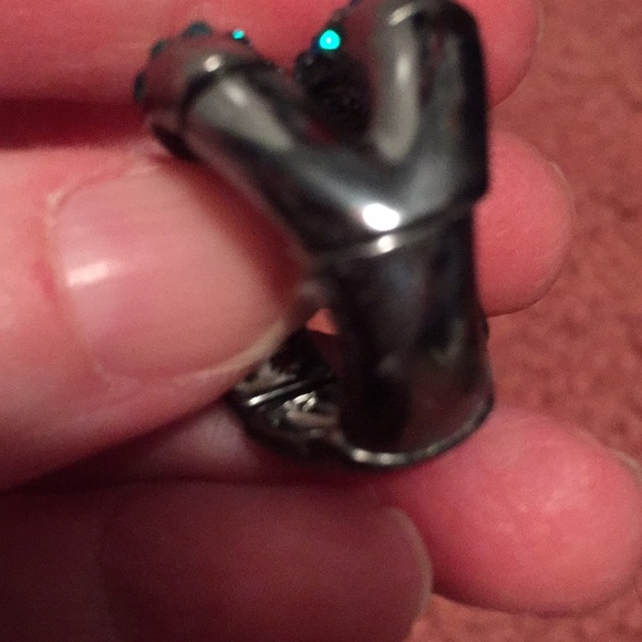 2-colored Stone Ring - Picture 3 of 3
